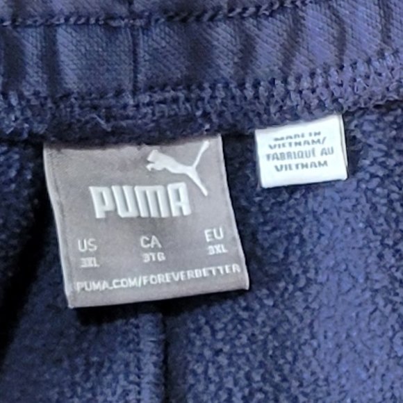 Puma Sweat Short 3XL Navy White - Picture 3 of 5